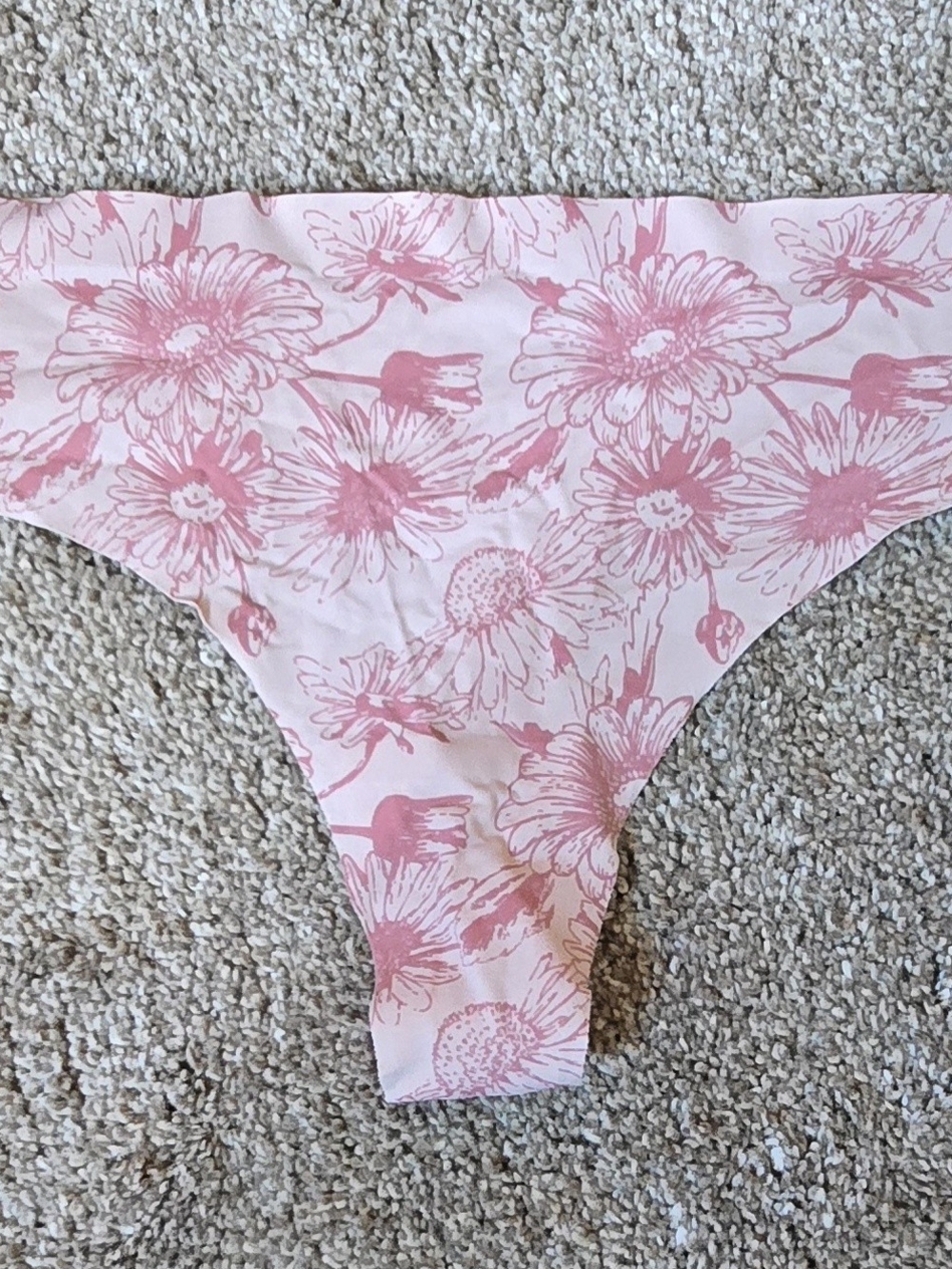 Kids Pink Floral Bikini Bottoms